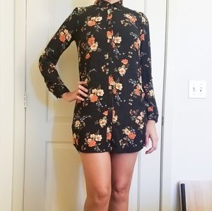 SOLD IN MERCARI - FLOWER SHIRT DRESS